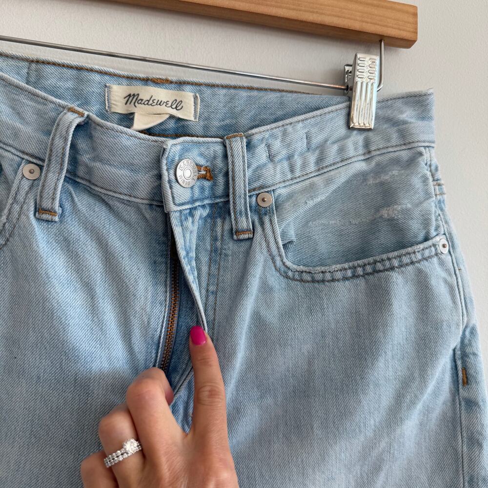 Madewell The Perfect Vintage Denim High Rise Straight Leg Jeans Blue 27 - Picture 11 of 11
